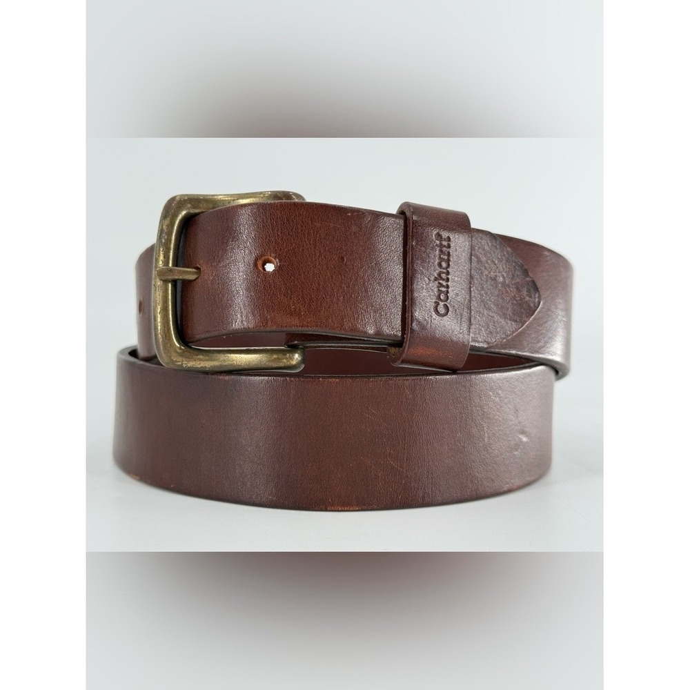 Carhartt Brown Leather Belt 36